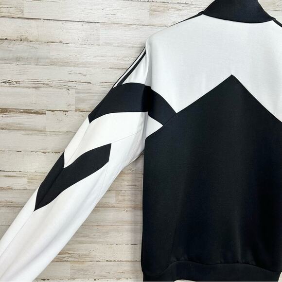 Adidas Palmeston Track Top Jacket Style DJ3460 Men's Size S Black White - Picture 11 of 16